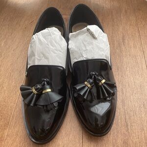 Black Tassel Loafers - Classic Slip-On Dress Shoes